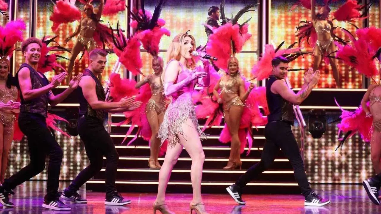 Nuna, durante un espect&aacute;culo