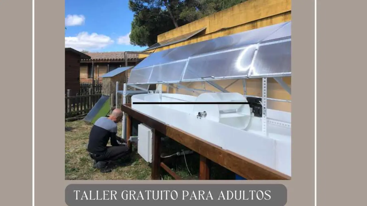 Taller de espirulina - Cartel del Ayuntamiento de M&oacute;stoles