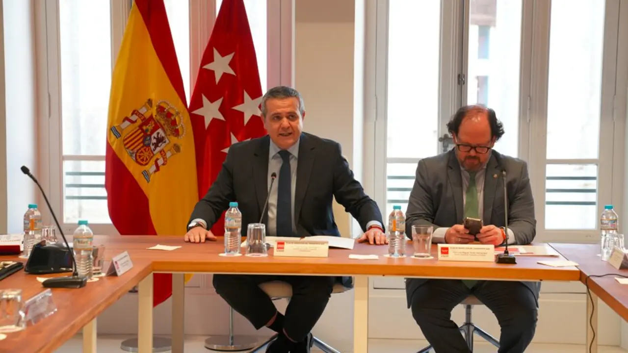 El consejero Rodrigo ha hecho balance de las actuaciones realizadas el a&ntilde;o pasado - Foto Comunidad de Madrid