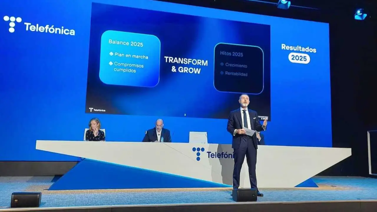 Marc Murtra presenta los resultados de Telef&oacute;nica de 2025 - Foto de Servimedia