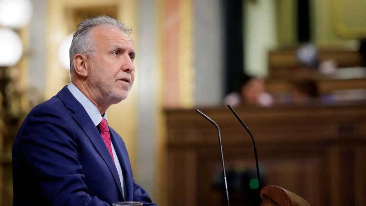 &Aacute;ngel V&iacute;ctor Torres, en el hemiciclo - Foto del Congreso de los Diputados