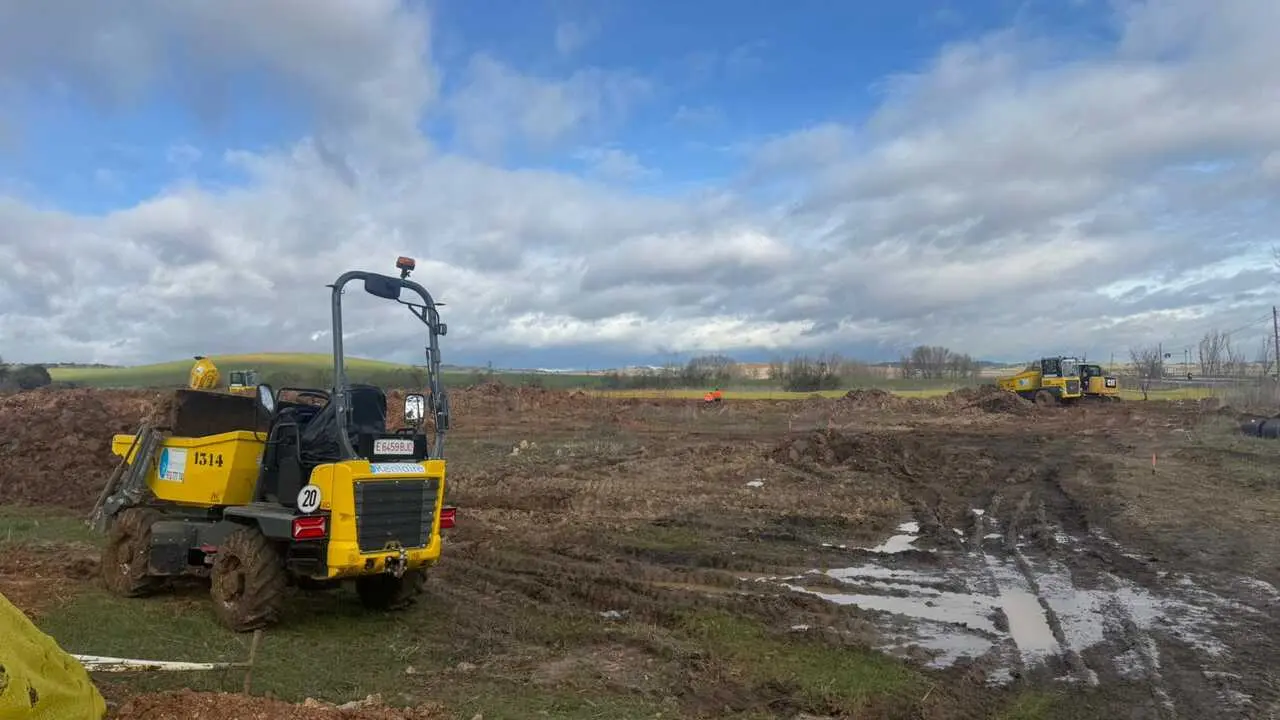 Punto limpio en construcci&oacute;n - Foto del Ayuntamiento de Fresno de Torote