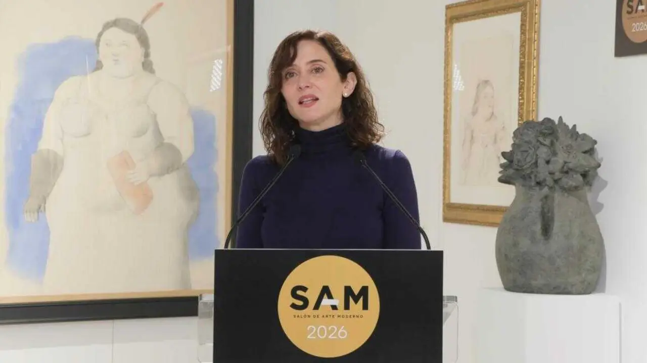 Ayuso durante el SAM 2026 - Foto de la Comunidad de Madrid