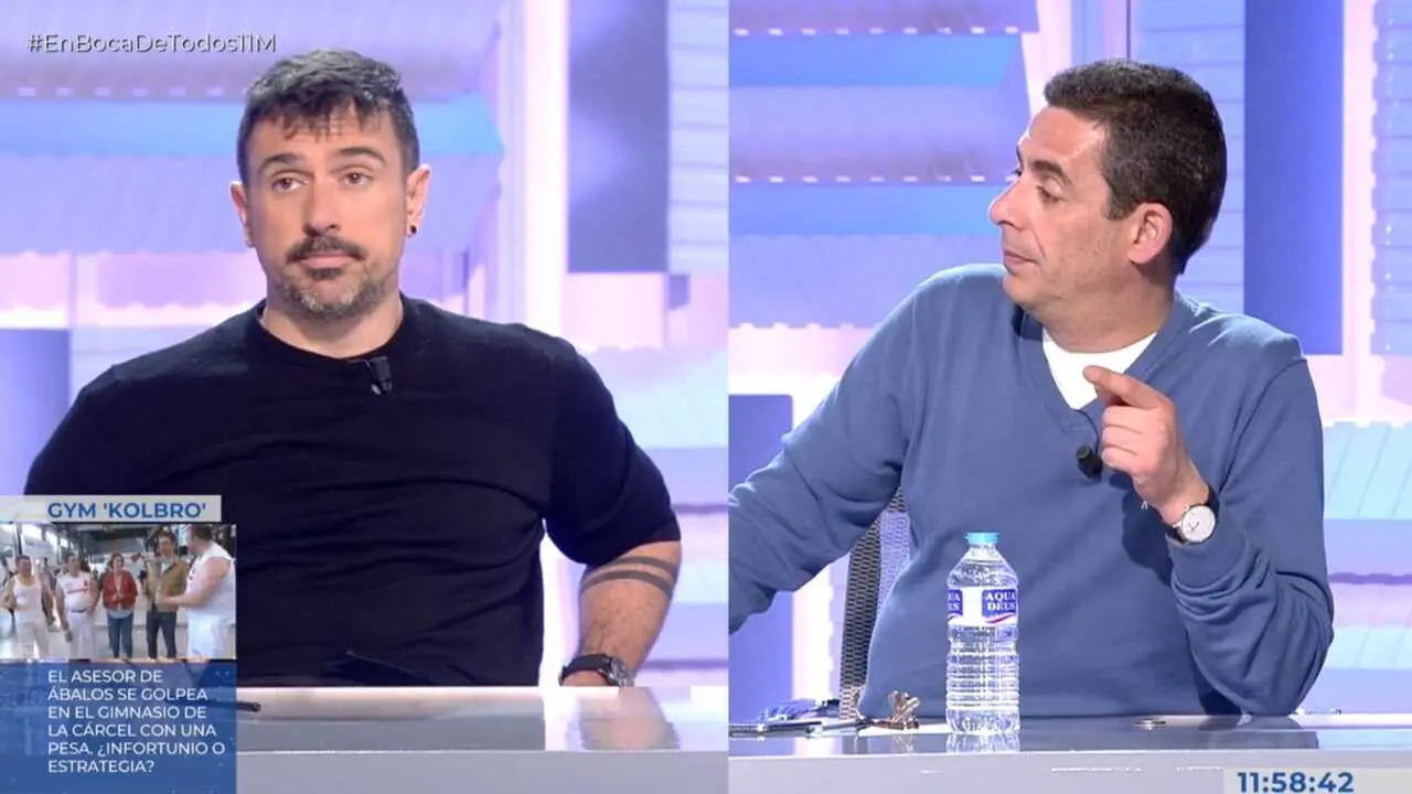 Antonio Naranjo y Ram&oacute;n Espinar en el programa En boca de todos de Cuatro sobre el caso de Sarah Santaolaya