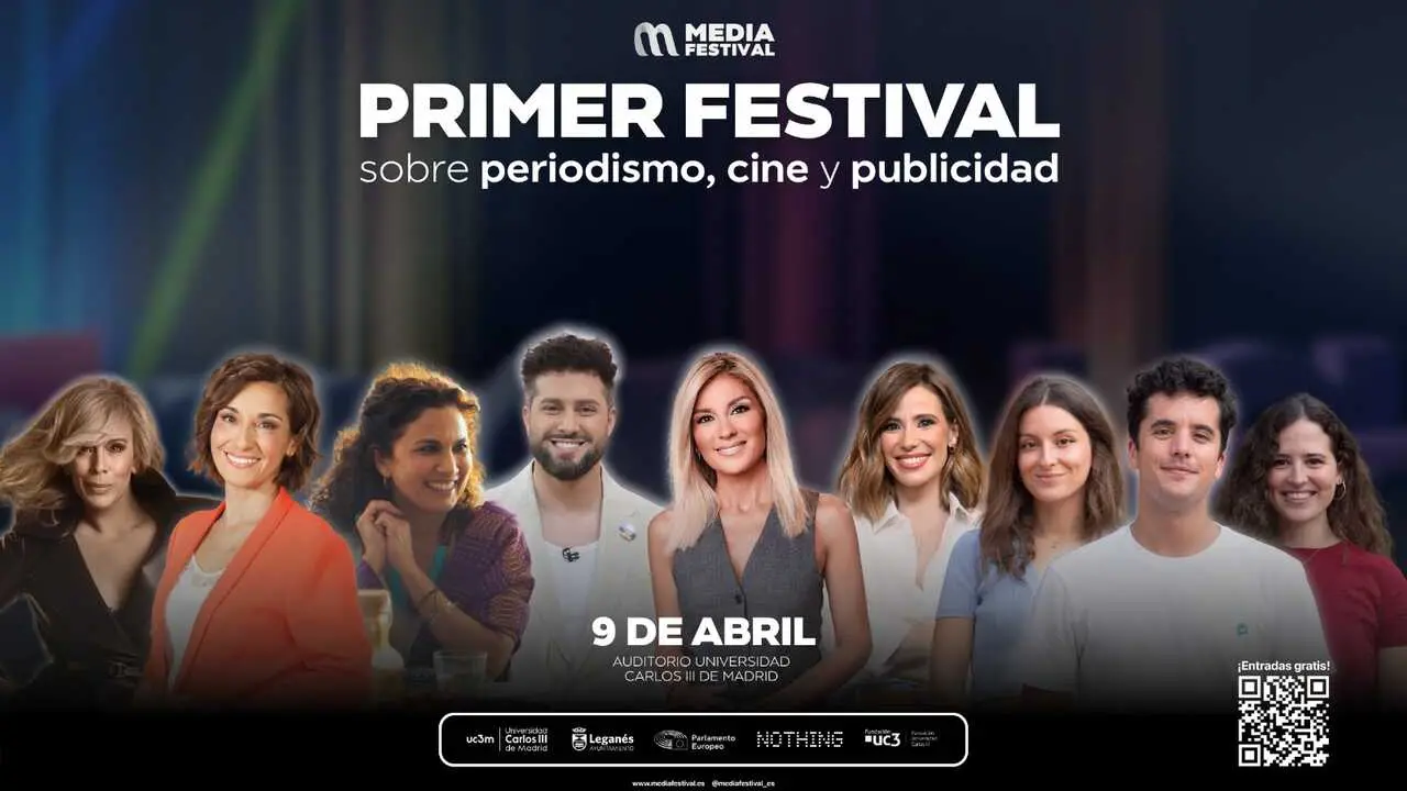 Cartel del Media Festival 2026 en la Universidad Carlos III