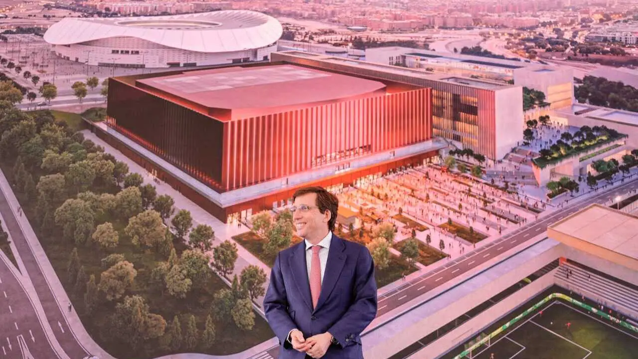 Almeida en momento presentaci&oacute;n complejo multiusos en San Blas-Canillejas - Foto Ayuntamiento de Madrid