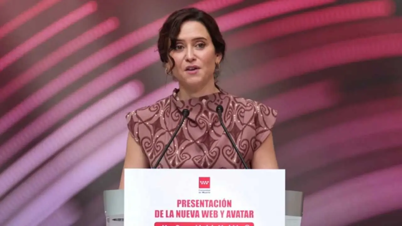 Ayuso durante el acto - Foto de la Comunidad de Madrid