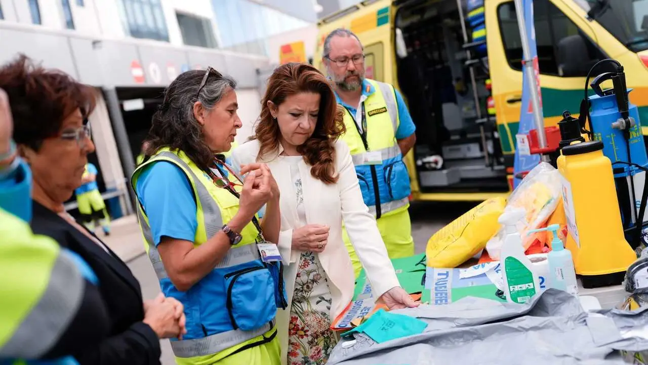 La consejera Matute ha participado en la presentaci&oacute;n del documento  estrat&eacute;gico, en el Hospital p&uacute;blico Enfermera Isabel Zendal - Foto Comunidad de Madrid