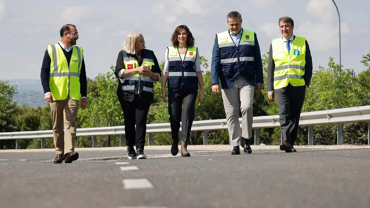 Ayuso en la apertura del primer tramo de  ampliaci&oacute;n de la M-607 - Foto Comunidad de Madrid