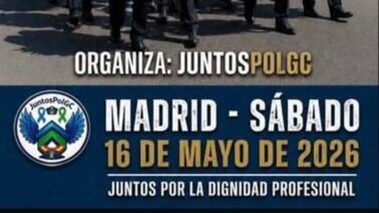 Marcha Madrid Polic&iacute;a y Guardia civil