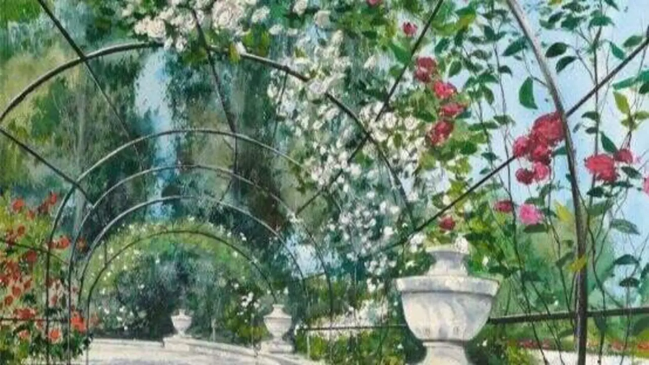 Cartel del Concurso Internacional  70 Rosas Nuevas Villa de Madrid - Ayuntamiento de Madrid