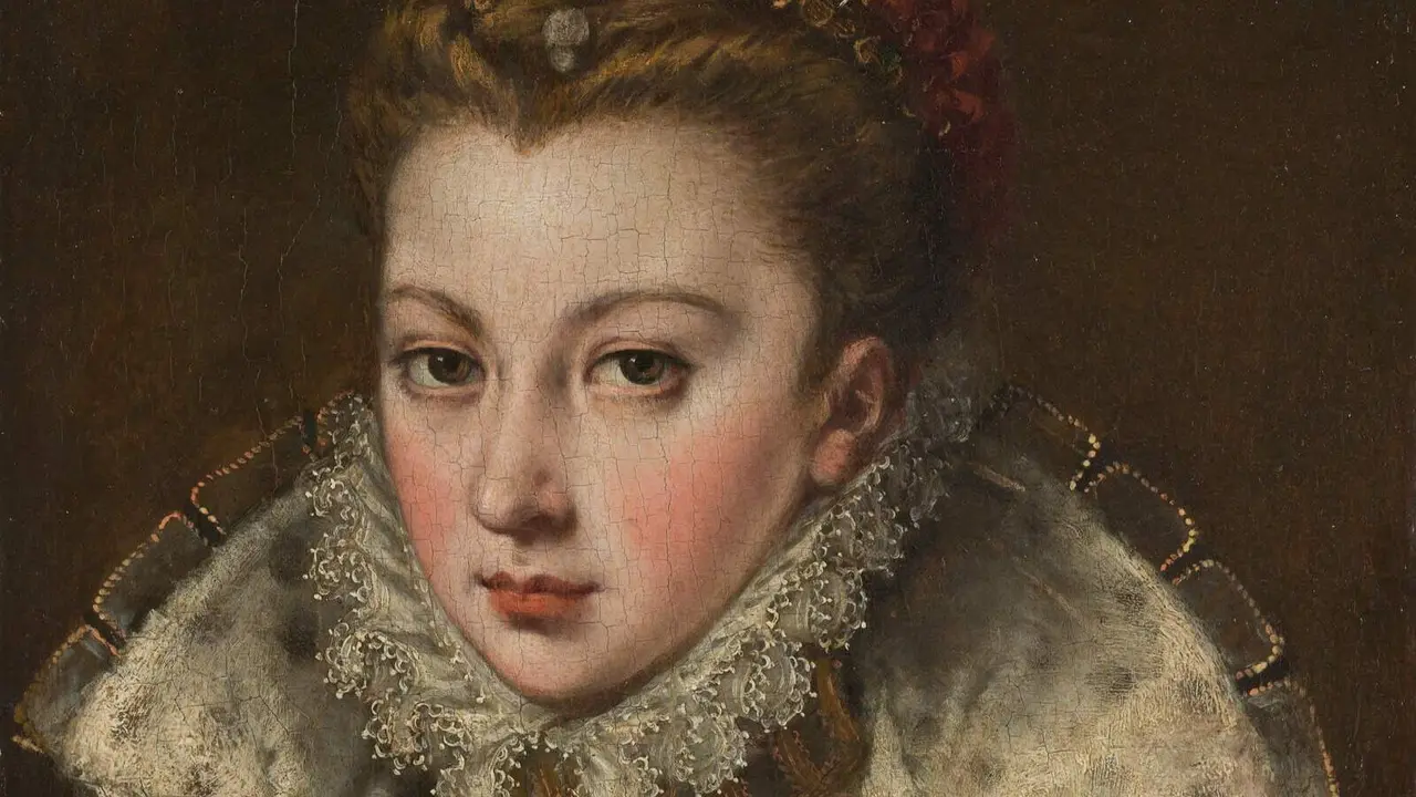 Alonso S&aacute;nchez Coello, Retrato de joven desconocida, 1567-1570 