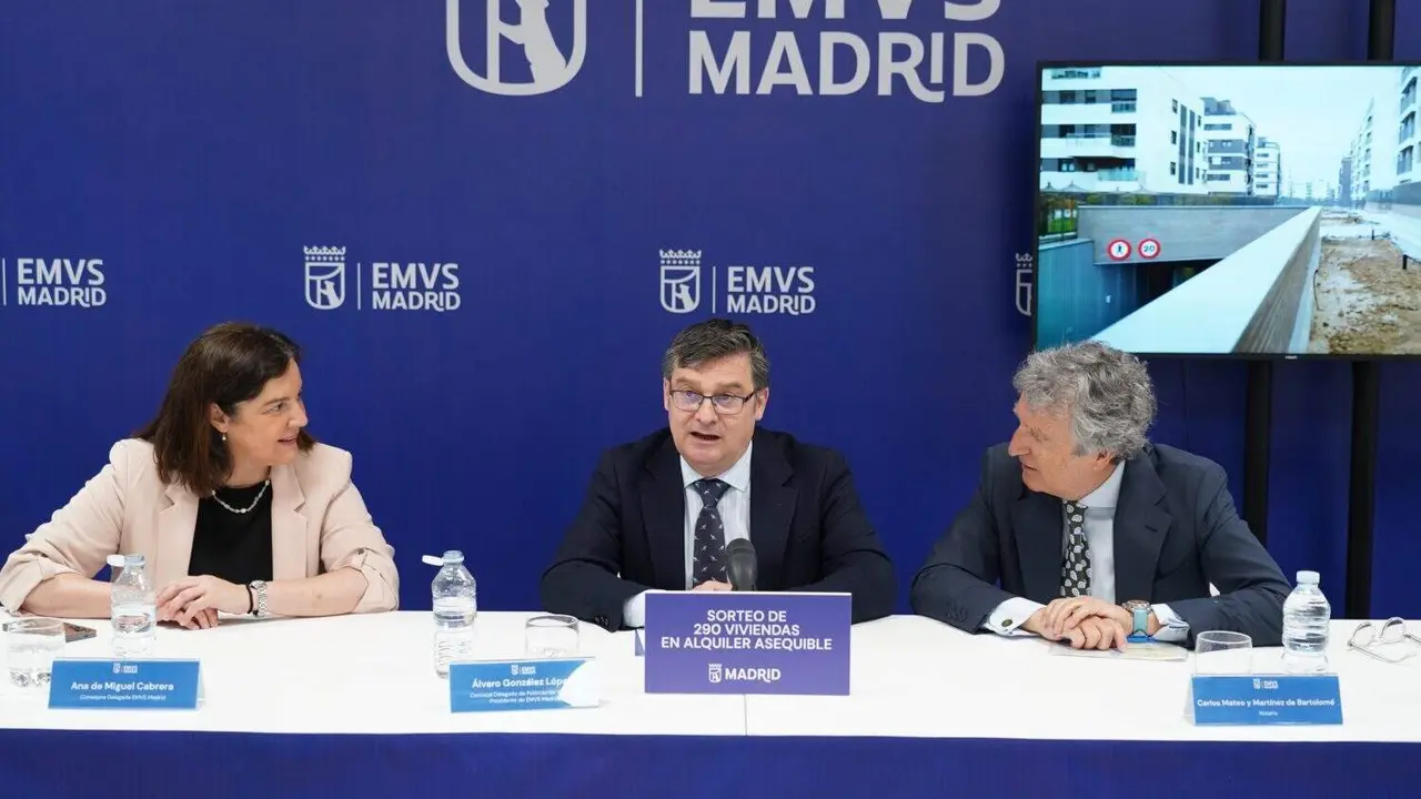 Momento del sorteo de hoy - Foto Ayuntamiento de Madrid