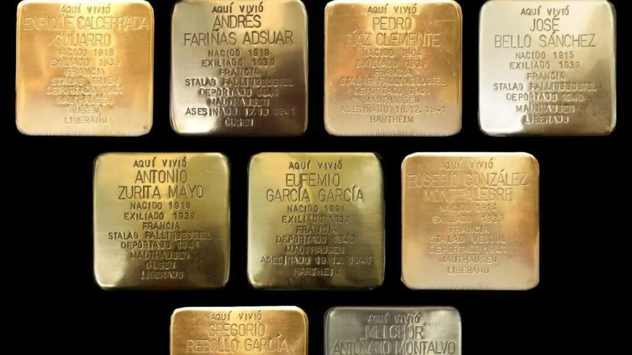 Stolpersteine - Foto Asociaci&oacute;n para la Recuperaci&oacute;n de la Memoria Hist&oacute;rica