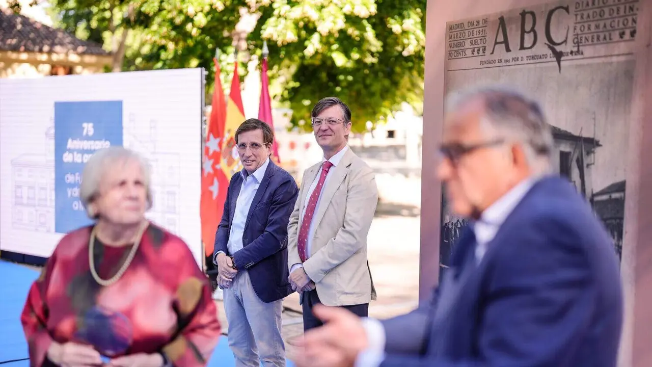 El alcalde de Madrid, Jos&eacute; Luis Mart&iacute;nez-Almeida, preside el acto de celebraci&oacute;n del 75&ordm; aniversario de la adhesi&oacute;n de El Pardo y Fuencarral a Madrid
