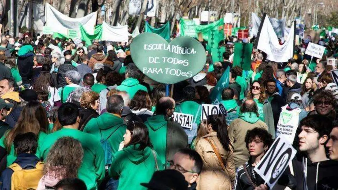 Manifestaci&oacute;n educaci&oacute;n - CCOO Madrid x