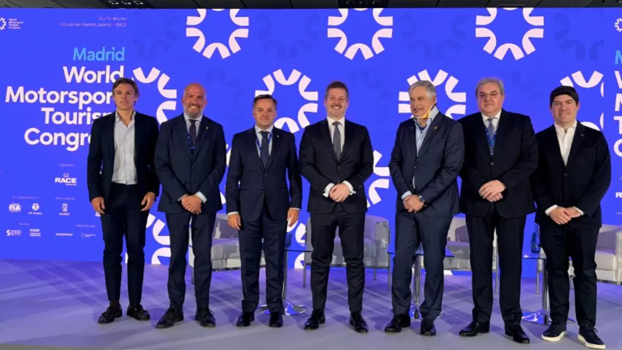 El consejero De Paco Serrano inaugur&oacute; el World Motorsport Tourism Congress - Foto Comunidad de Madrid
