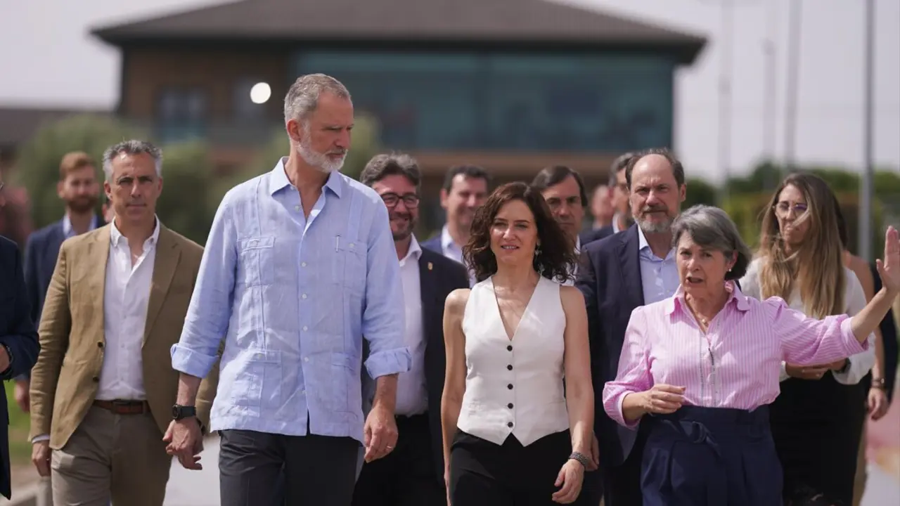 D&iacute;az Ayuso inaugura con el Rey Felipe VI el  Centro de Innovaci&oacute;n de Agua y Energ&iacute;a - Foto Comunidad de Madrid