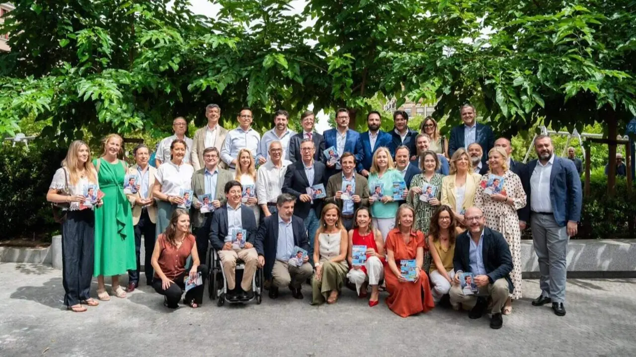 Foto de familia en el balance de 3 a&ntilde;os del PP - Foto de PP