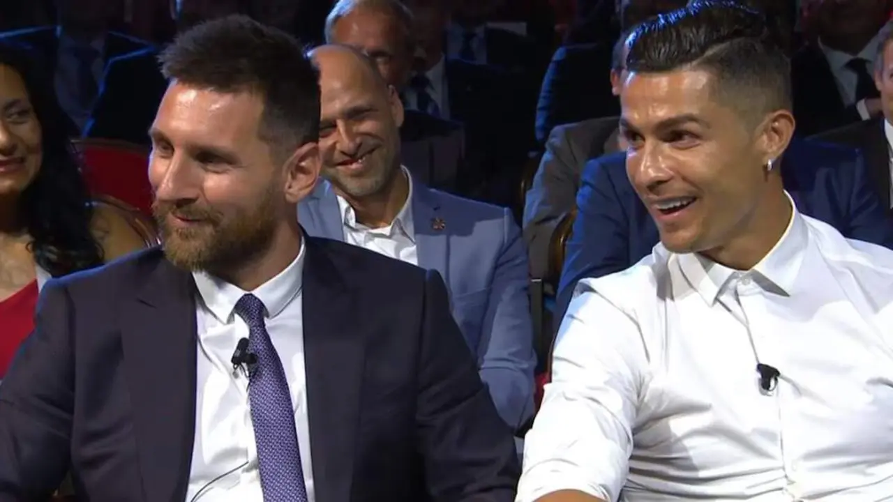Lionel Messi y Cristiano Ronaldo - UEFA