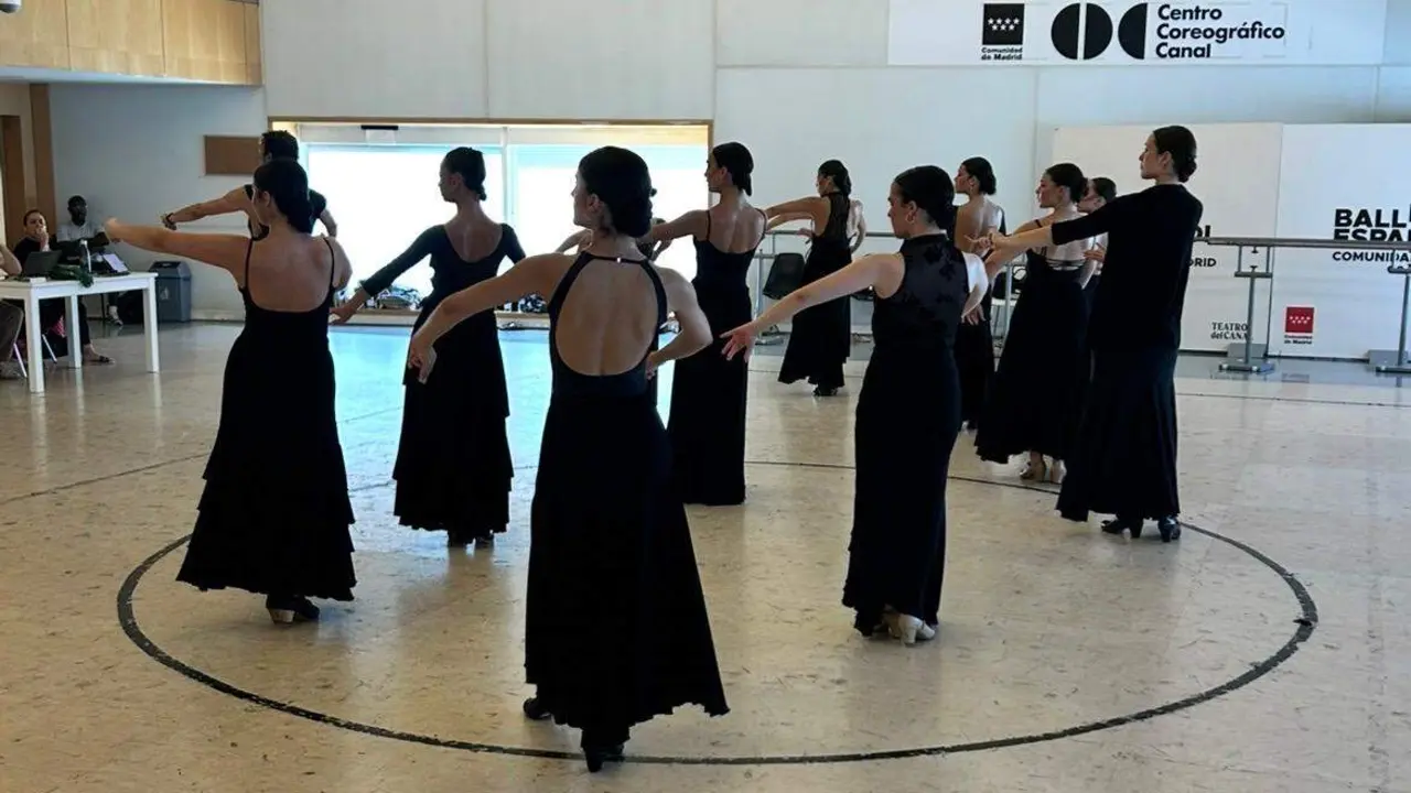 Aspirantes durante las audiciones en el Centro Coerogr&aacute;fico Canal. &copy;Comunidad de Madrid