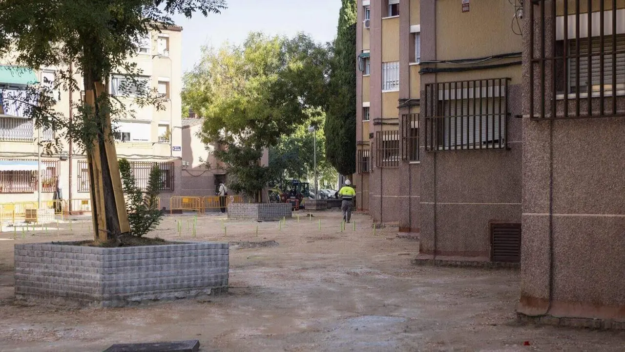 Zona estancial objeto de obras