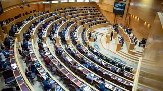Sesi&oacute;n plenaria en la C&aacute;mara Alta - Senado