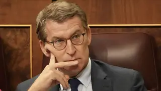 Alberto N&uacute;&ntilde;ez Feij&oacute;o, en un debate del Congreso - PP