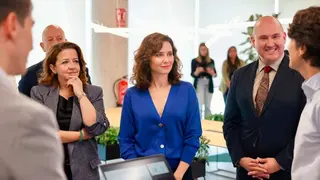 D&iacute;az Ayuso en el nuevo centro de innovaci&oacute;n sanitaria de AstraZeneca en Espa&ntilde;a - Comunidad de Madrid