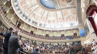 Pleno del Congreso durante la sesi&oacute;n del pasado 10 de octubre - Foto del Congreso