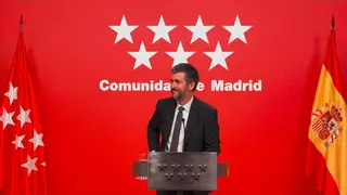 Miguel &Aacute;ngel Garc&iacute;a Mart&iacute;n en rueda de prensa - Foto de la Comunidad de Madrid