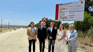 Terminada la reforma de un tramo del Cordel Segoviano entre Galapagar y Villanueva del Pardillo