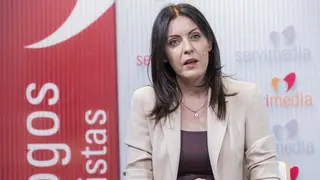 Lola Moreno, alcaldesa de Majadahonda, en Servimedia - Jorge Villa