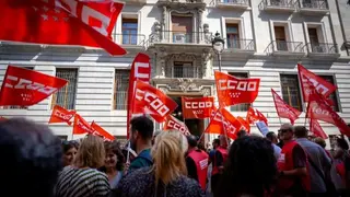 Manifestaci&oacute;n CCOO - Foto de CCOO.