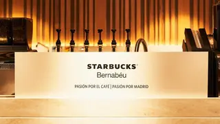 El Bernab&eacute;u inaugura el Starbucks m&aacute;s grande de Espa&ntilde;a- Starbucks