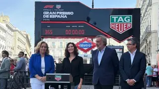 Isabel D&iacute;az Ayuso en la presentaci&oacute;n de la cuenta atr&aacute;s | Foto de Servimedia