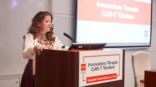 La consejera Matute, en el Hospital La Paz - Foto Comunidad de Madrid