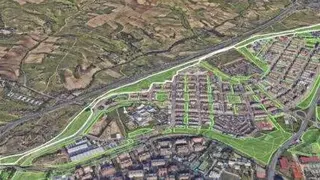 Mapa zonas rehabilitaci&oacute;n zona forestal de Montecarmelo (Fuencarral-El Pardo)