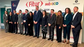 El consejero De Paco Serrano en la presentaci&oacute;n de la 46&ordf; Feria Internacional de Turismo (FITUR)  - Foto Comunidad de Madrid