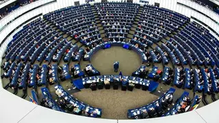 Interior del Parlamento Europeo - Foto de la Uni&oacute;n Europea (Servimedia)