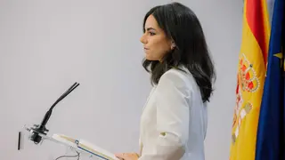 Pepa Mill&aacute;n en rueda de prensa - Foto Vox