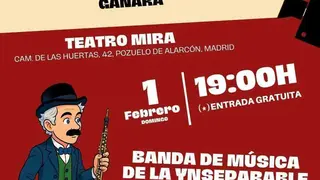 Cartel concierto El Becario - Pozuelo de Alarc&oacute;n