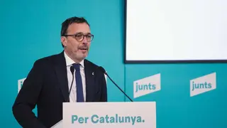 Josep Rius en rueda de prensa - Foto de Junts