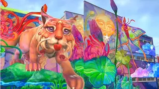 Mural urbano &lsquo;Persigue tu estrella&rsquo; de Moratalaz - Foto Ayuntamiento de Madrid