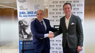 Firma del acuerdo entre el Banco Sabadell y la Federaci&oacute;n Nacional de Asociaciones de Aut&oacute;nomos (ATA) para apoyar a los aut&oacute;nomos
