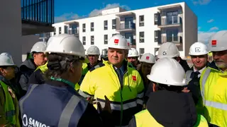 El consejero Rodrigo, durante su visita a Aranjuez - Foto Comunidad de Madrid
