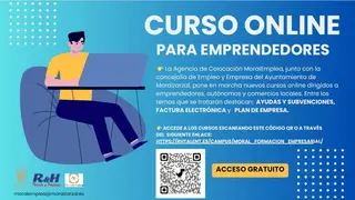 Curso online para emprendedores -  Imagen del Ayuntamiento de Moralzarzal