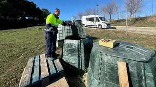 Compostaje - Foto del Ayuntamiento de Fresno de Torote