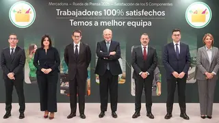 Juan Roig y miembros del Comit&eacute; de Direcci&oacute;n de Mercadona - Foto de Mercadona