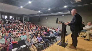 Unai Sordo durante el acto de CCOO en Baleares 11 de marzo 2026 - Foto de CCOO